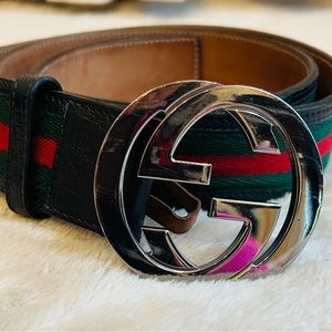 Men’s double G Gucci belt!